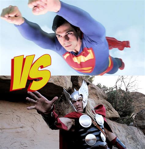 토르 vs 슈퍼맨